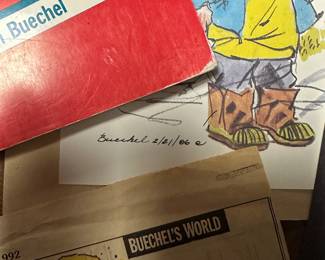 Some beautiful Jon Buechel Illustrations! PLUS BOOK IS SIGNED! 