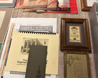 Some vintage ephemera!  Including some SAGNAW stuff!