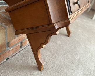 A beautiful MCM Maple shelf unit with drawer! In EXCELLENT CONDITION!