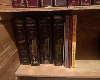 FANTASTIC VINTAGE SAGINAW CITY DIRECTORIES!  1937 - 1991!