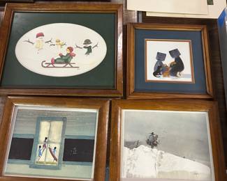 These are all signed original pieces of art! 