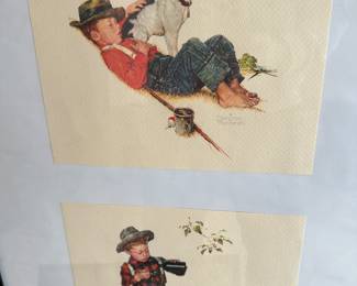 A pair of Norman Rockwell Prints! Framed! This is 2 of 2 we have! 