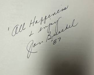Some beautiful Jon Buechel Illustrations! PLUS BOOK IS SIGNED! That signature is almost 40 years old! 