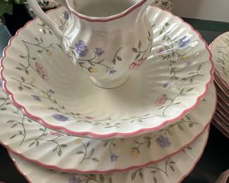  Here is another beautiful set of china! This is MCM Johnson’s Brothers “SUMMER CHINTZ” Pattern. Service for 8!