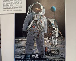 ONE GIANT STEP - NASA Print! 