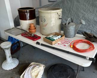 Table of garage goodies! 