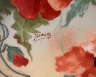 A beautiful DAINTY LIMOGES FRANCE Soup Tureen! Hand painted and signed by the artist! 