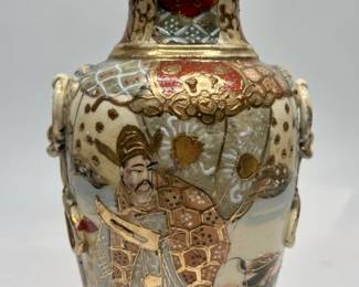 Antique Ceramic Japan Satsuma Vase