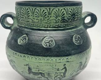 Ancient Style Pottery Vessel Handmade in Greece