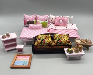 Hand Crafted Mixed Wooden Doll Furniture