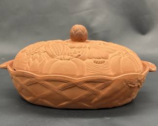 Terra Cotta Lidded Dome Baker
