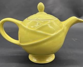 Vintage Hall Pottery Yellow Teapot