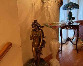 "The Birth of Venus" Bronzed Resin Statue after Sandro Botticelli