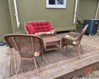 Hampton Bay Faux Wicker Patio Set