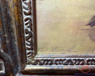 "Sea Horses" Framed Lithograph by FREDERICK MORGAN