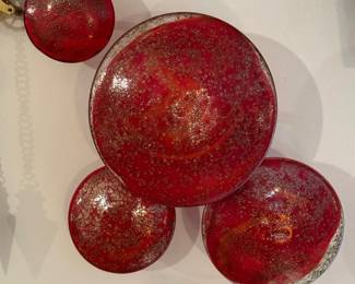 Global Views Glass Wall Mushrooms