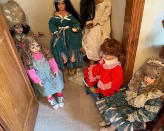 Large Collection of Dolls