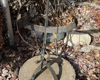 Armillary Sphere Sundial Garden Ornament