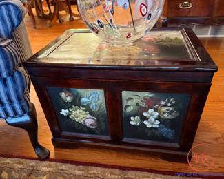 Hand Painted Trunk