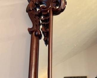 Mahogany Hand Carved Wall Mirror