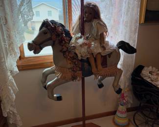 Flexible Flyer Carousel Horse