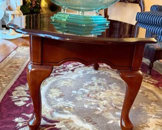 Vintage Cherry Wood Coffee Table
