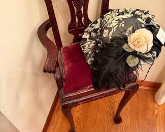 Victorian Hand Carved Child's Chair