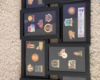 Framed Olympic Pins