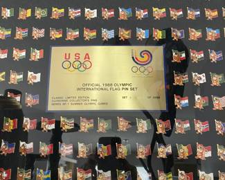 Framed Olympic Pins