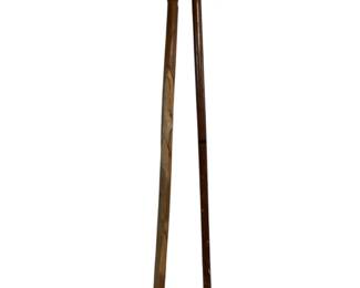 ANDE720 Vintage Walking Stick And Cane Vintage African Folk Art carved man's head shape walking stick.  Walking stick is approximately 37" T.  
