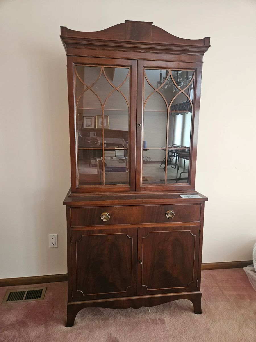 Beautiful Antique Cherry China Cabinet