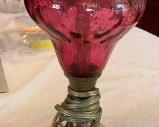 Cranberry Lamp