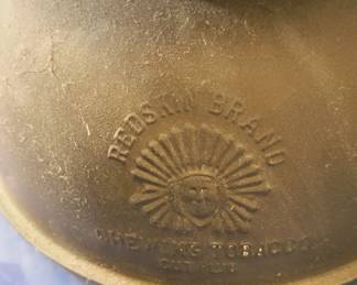 Redskin Brand Brass Spitton