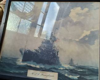 WW2 Battleship Photo