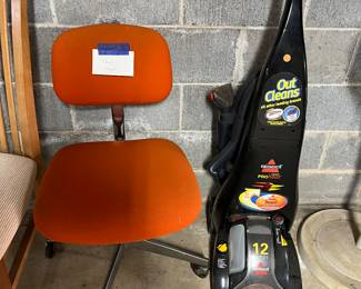 Chairs and carpet cleaner