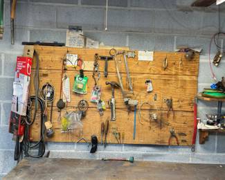 Hand tools and steel table