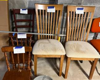 Chairs of different sizes