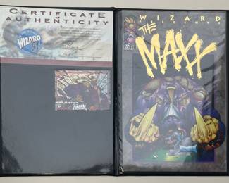 The Maxx 1/2 vintage 1993 with COA vintage comic book