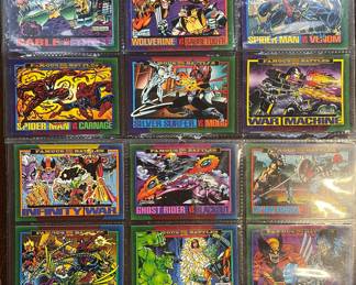 Marvel Universe Series 4 set by Skybox vintage trading cards 