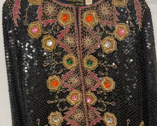Life & Style beaded jacket vintage 
