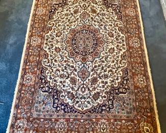 Silk area rug