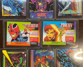 Vintage 90’s Skybox Marvel Super Heroes trading cards