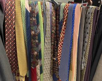 Huge collection mens silk ties