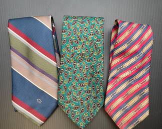 Designer ties Christian Dior & Givenchy 