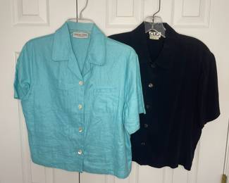 Vintage Valerie Steven’s & Clio crop shirts 
