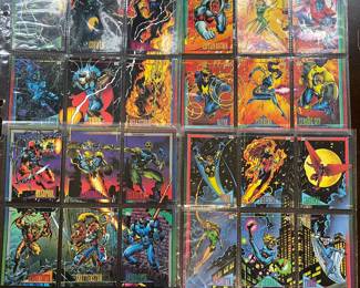 Vintage 90’s  Marvel Super Heroes by Skybox trading cards 