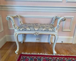 Venetian Baroque Style Bench