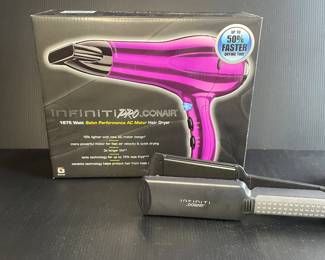 Infiniti Pro Conair hairdryer & straightener 