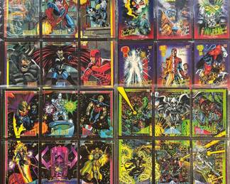 Vintage 90’s  Marvel Super Heroes by Skybox trading cards 