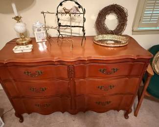 Vintage French Provencial Dresser w/ Mirror